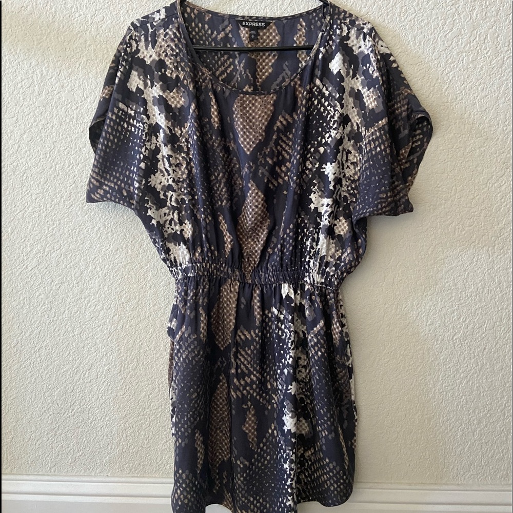 snake skin Express  dress